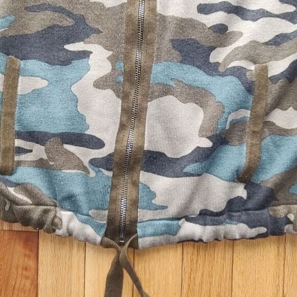 J. Crew camo zip cardigan jacket XS - Picture 8 of 10